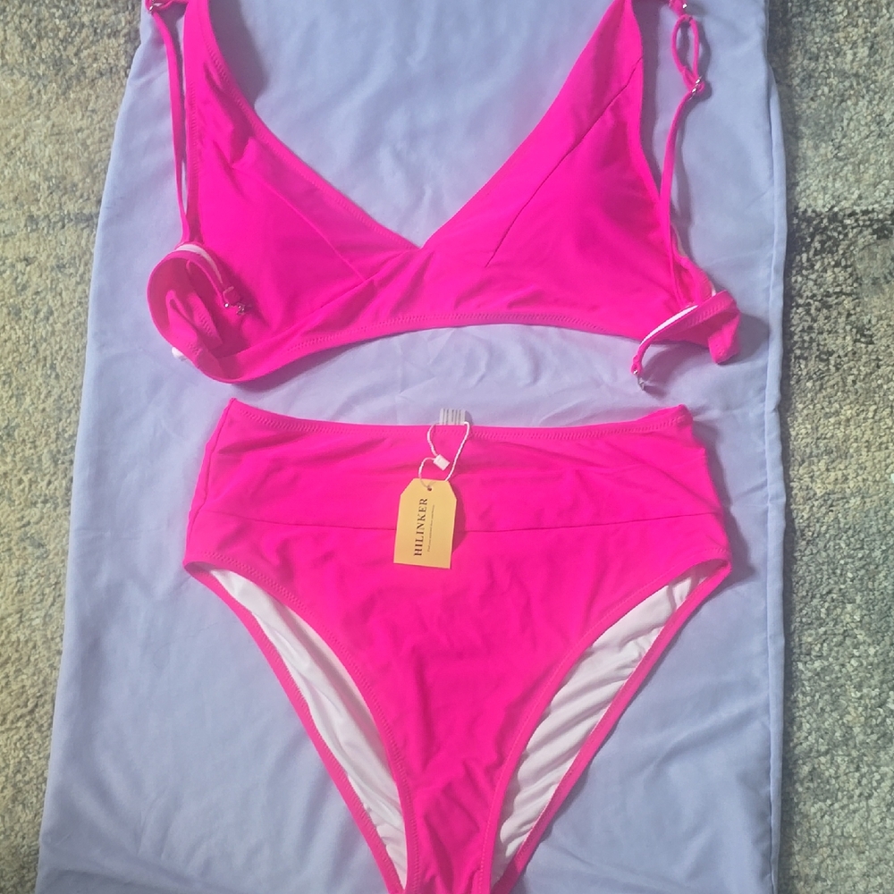 Bold Pink Bikini Set